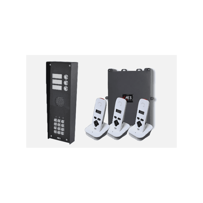 AES DECT 703 - 3 way kit with keypad