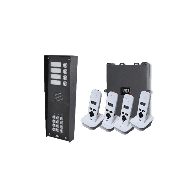 AES DECT 703 - 4 way kit with keypad