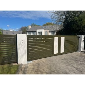 The Ashbrook Aluminium Gate | Glazed or Tiled