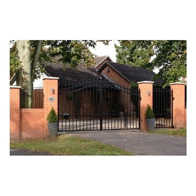 ARDEN GATES The Henley Twin Double Rail Steel Gate - GALVANISED