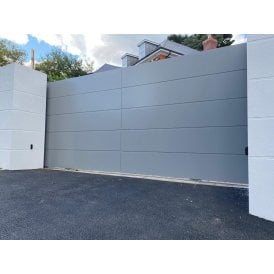 The Temple Wide Board Aluminium Gates