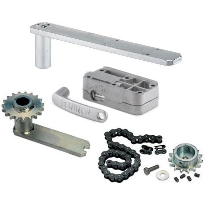 Single 180 degree conversion kit SB.DU.180K for DU.IT motor (Key type)