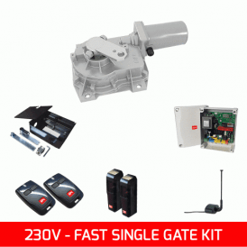 BFT ELI AC A35 | Fast Single Kit for Gates up to 3.5m | 230v Motor