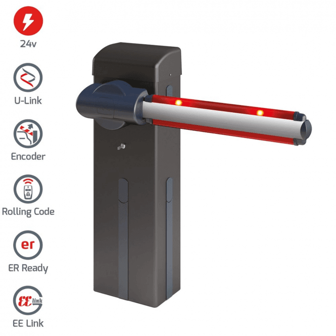 BFT GIOTTO | Automatic Electromechanical Barrier (24v) | Barrier Only