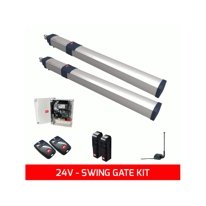 BFT Giuno Ultra BT A50 | Long Stroke Twin Kit (24V) | Swing Gates Up to 5m & 300kg