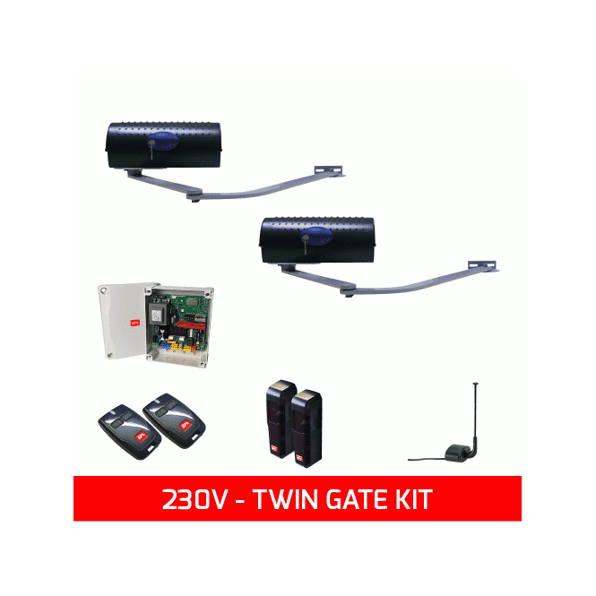 BFT IGEA 230v Twin Kit | Swing Gates Up to 2.5m (230v)