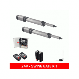 Kustos Ultra BT B25 Standard Stroke Twin Kit | 24V | Up to 2.5m per Leaf