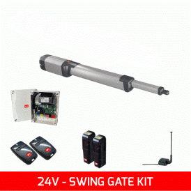 Kustos Ultra BT B40 | Long Stroke Single Kit (24V) | Swing Gates Up to 4m & 500kg