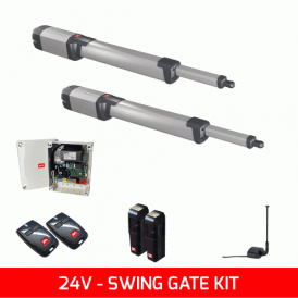Kustos Ultra BT B40 | Long Stroke Twin Kit (24V) | Swing Gates Up to 4m & 500kg