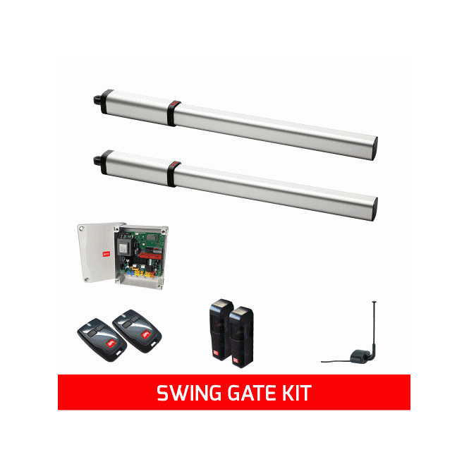BFT LUX GV R | Long Stroke Hydraulic Motor Twin Kit for Gates Up to 3.5m with Slowdown (230V)