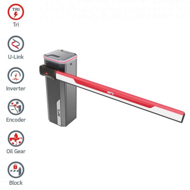 BFT MAXIMA ULTRA 36 | Automatic Barrier 230v | Barrier Only (Pre Sprung)