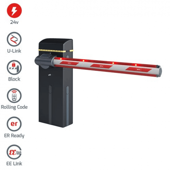 BFT Michelangelo Automatic Barrier | 24v | Up to 8m | Barrier Only