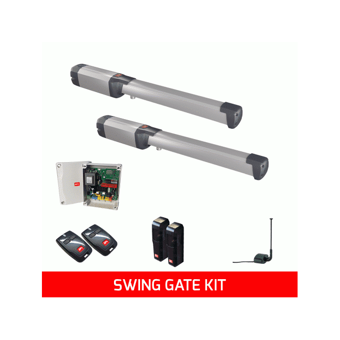 BFT Phobos AC B50 | 5m Long Stroke Twin Kit (230V) | Swing Gates Up to 5m & 500kg