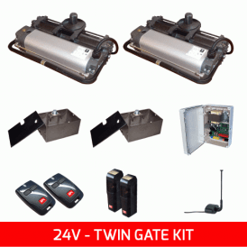 BFT SUB BT Twin Kit | Gates up to 2.5m Wide, 800kg | 24V Hydraulic Operators