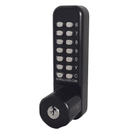 BL2701 ECP MG Pro | Marine Grade Tubular Latch | ECP Keypad with Key Override & Inside Paddle Handle with Holdback