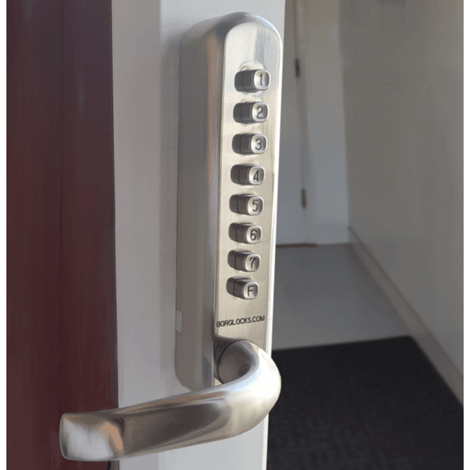 BORG LOCKS BL6000 | Narrow Stile Heavy Duty Keypad with Double Button Press & Free Passage Mode