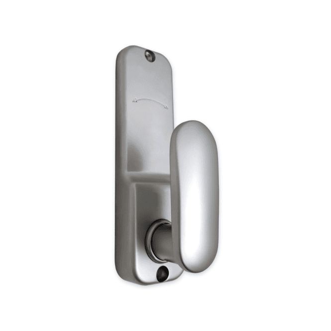 BORG LOCKS Borg BL2002ECP | Mechanical Gate Lock with Keypad & 28mm Latch | Satin Chrome Finish