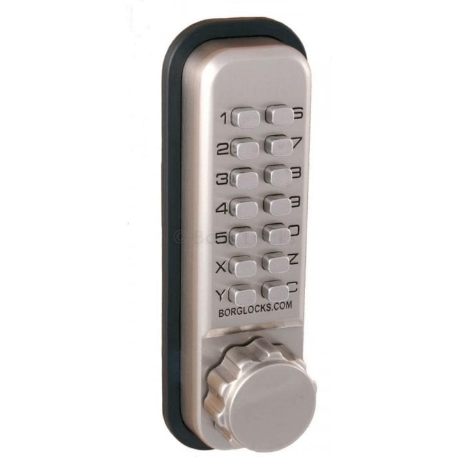 BORG LOCKS Codestar Knurled Knob BL2521 (Back to Back) Keypads | 60mm Latch
