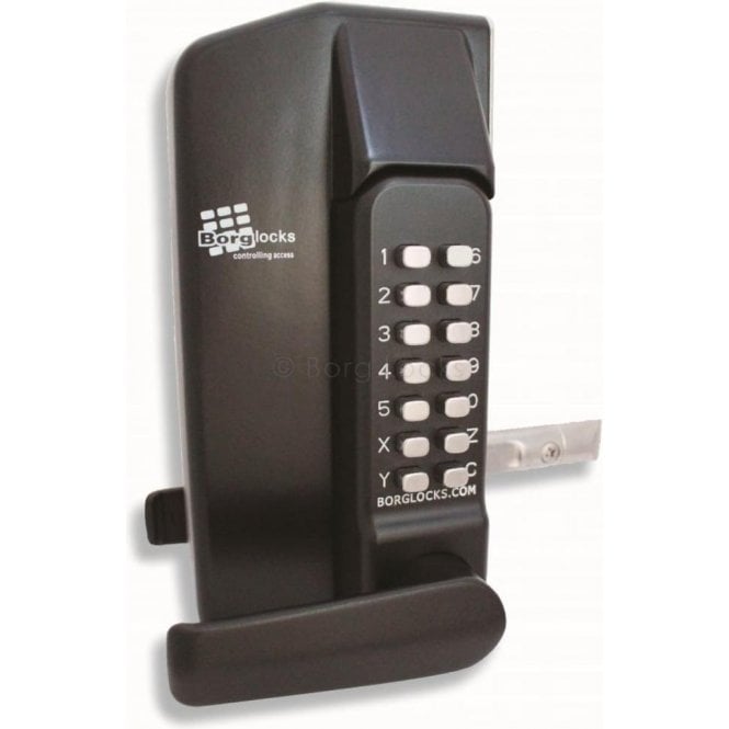 BORG LOCKS Metal Gate Lock BL3430 with Lever Handle Keypad Both Sides | Marine Grade