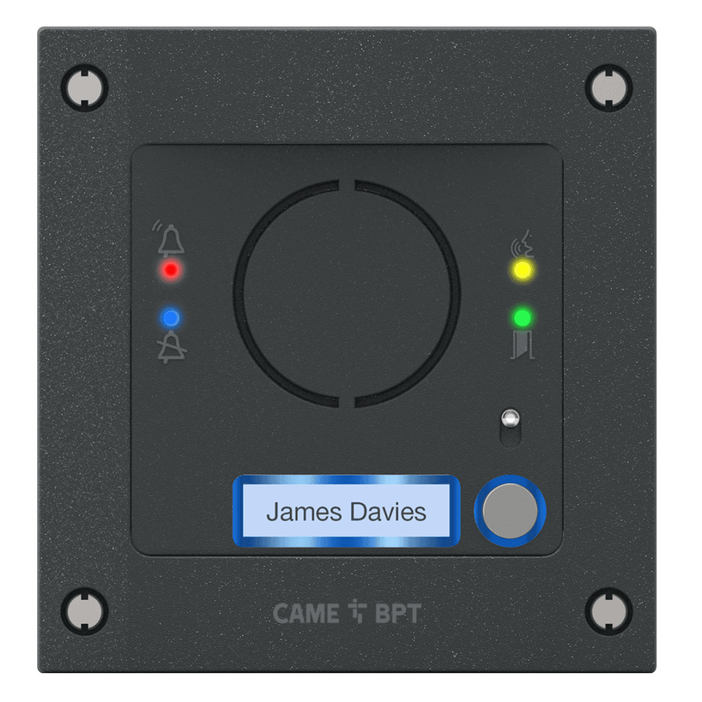 MTMSVRKGSM1 Vandal Resistant 1 Button GSM Intercom Kit with Rain Shield