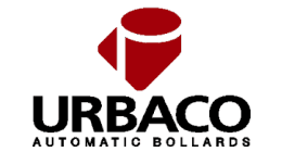 URBACO Generation 6 Athena Automatic Bollard | 120mm Diameter x 500mm Height | BPATND50LC