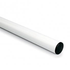 White painted tubular bar 6.8m G0602