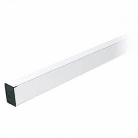 White pinted aluminium bar G0251