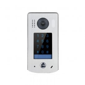 1 Button Surface Stainless Steel Door Panel CDV96KP - With Integral Keypad