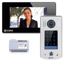 CDVI CDV-4796KP-DXB | 1-Way Entry Kit with Keypad and Mobile App | Black