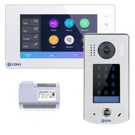 CDVI CDV-4796KP-DXW | 1-Way Entry Kit with Keypad | Wi-Fi & Mobile App, White