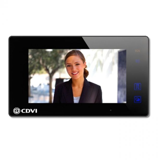 CDVI CDV-47DX-B | Additional Monitor | Wi-Fi & Mobile App, Black