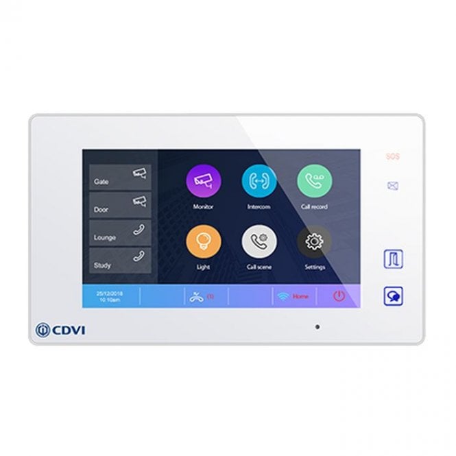 CDVI CDV-47DX-W | Additional Monitor | Wi-Fi & Mobile App, White