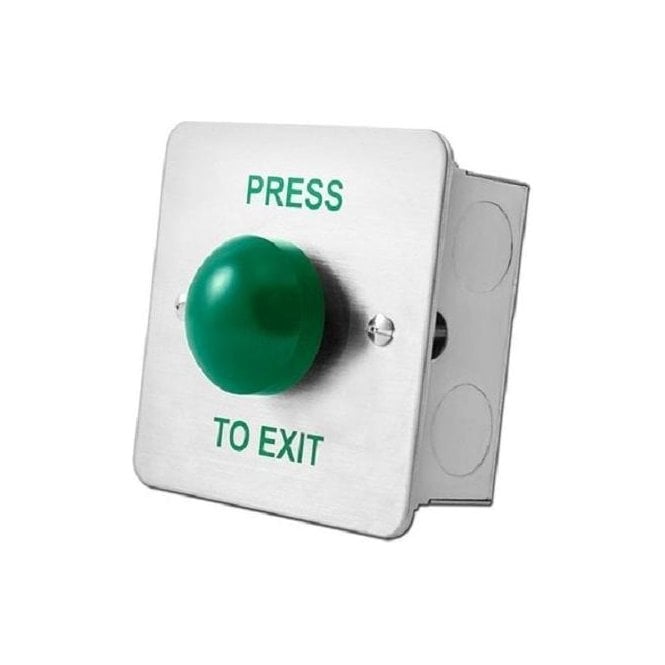 CDVI RTE-SFD | Domed Stainless Exit Button - Flush Mount