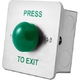 CDVI RTE-SFD | Domed Stainless Exit Button - Flush Mount