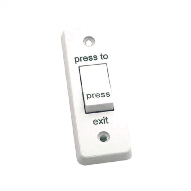 CDVI RTE002S | Architrave Plastic Exit Button - Surface Mount