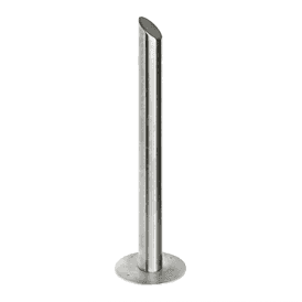Stainless Post RPSS-100D | Round with Angled Top | 100mm x 1000mm