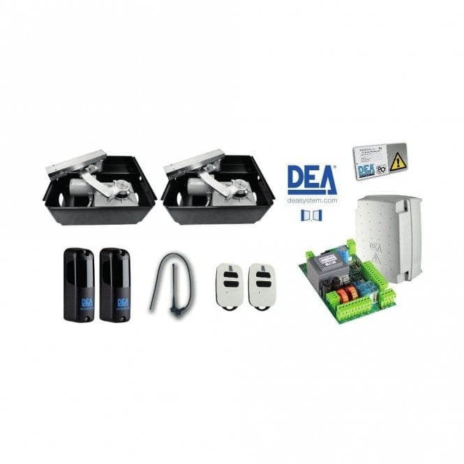 DEA GHOST 200CL/24NET TWIN KIT | 24V Swing Gate Kit | Up to 4M Gate Leaf