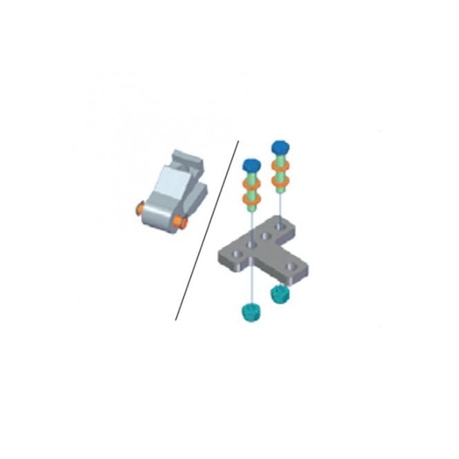DEA KIT ADA/FKS - OLI/N adapter kit for systems with 960mm brackets centre distance and 270mm operator stroke