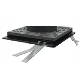 ROCK/FB Foundation base, clamps and base-covering flange for ROCK/F