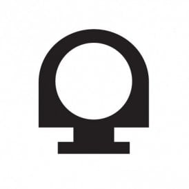 SOFT Black rubber profile passive edge (SOFT3 / SOFTP / GSOFTP)