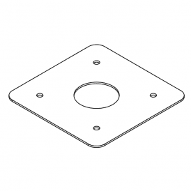 TRAFIK/B Foundation plate to be fixed