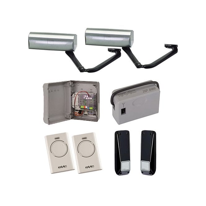 FAAC Electro Mechanical Operator with Articulated Arm for Swing Gates | 390 UK KIT | Up to 3m