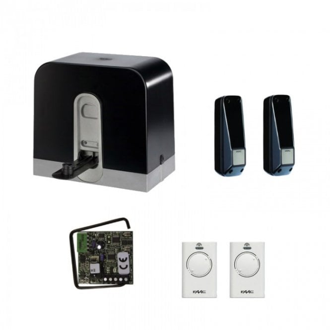FAAC C720 UK KIT | Low Voltage Gearmotor Sliding Gate Kit for Gates Up to 400kg