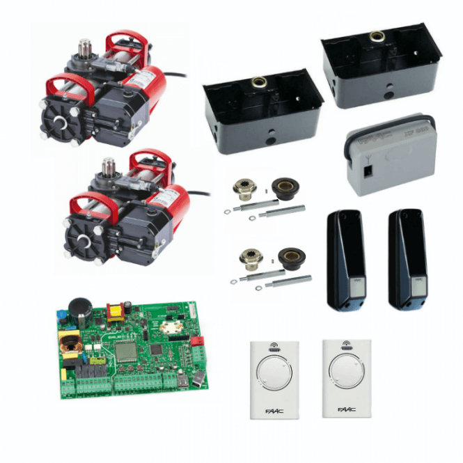 FAAC S800 SBW 230v Double Kit | Hydraulic Underground Operators | 4m Length, 800kg Weight