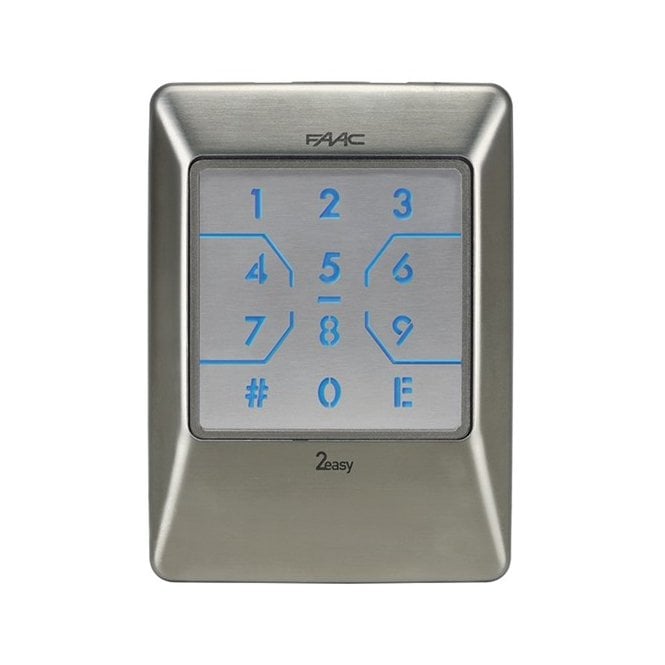 FAAC XKP 868 Wireless Radio Keypad | Backlit LEDs, 5-Digit Access Code, IP54 Protection