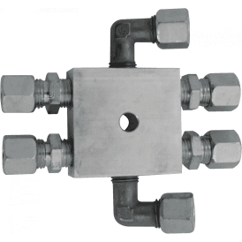 FADINI Pipe connecting block (4 way / 6 way)