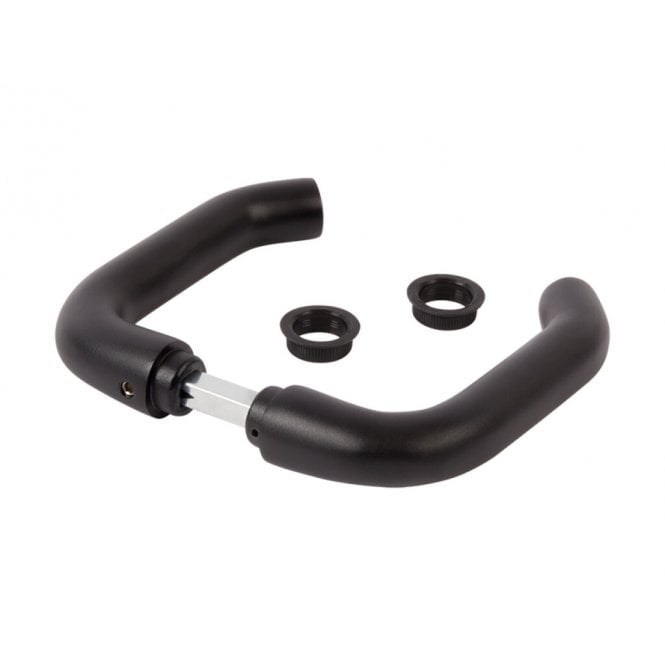 LOCINOX 3006B-H - Black anodized aluminium handle pair for insert locks