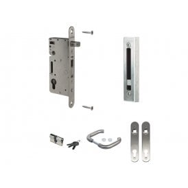 H-WOOD-SET | Stainless Steel Insert Lock Set for Wooden Gates