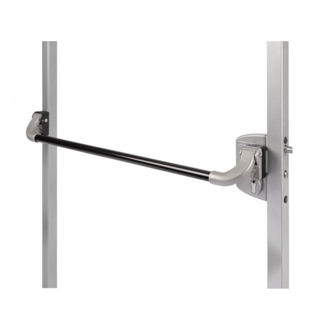 LOCINOX PUSHBAR Aluminium Push Bar | 1400mm Length | Easy Gate Exit