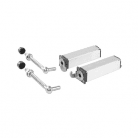 SWING40 Spring Hinge for Garden Gates | Profile 40 x 40 mm | Hangerbolt 130 mm or 150 mm